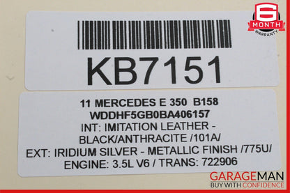 08-14 Mercedes W212 E350 C300 Sedan Front Left Side Door Window Regulator Motor