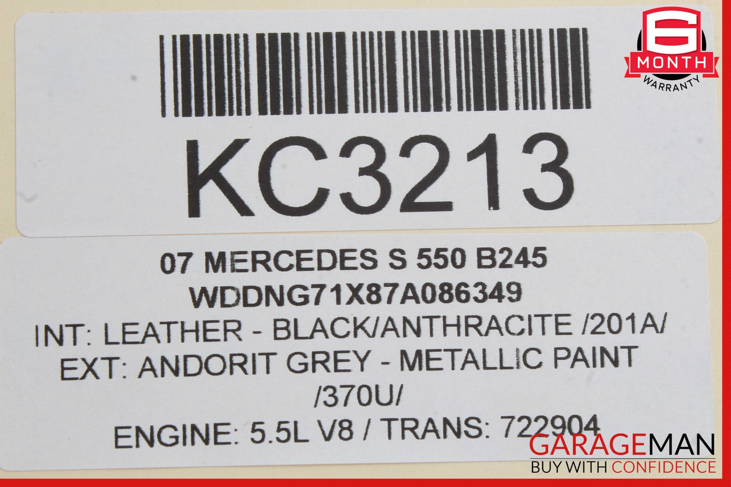 07-13 Mercedes W221 S550 S450 Dashboard Center Trim Molding 2216800671 OEM