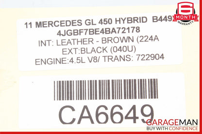 09-13 Mercedes  X164 GL450 ML550 Left / Right Headrest Screen Monitor Display