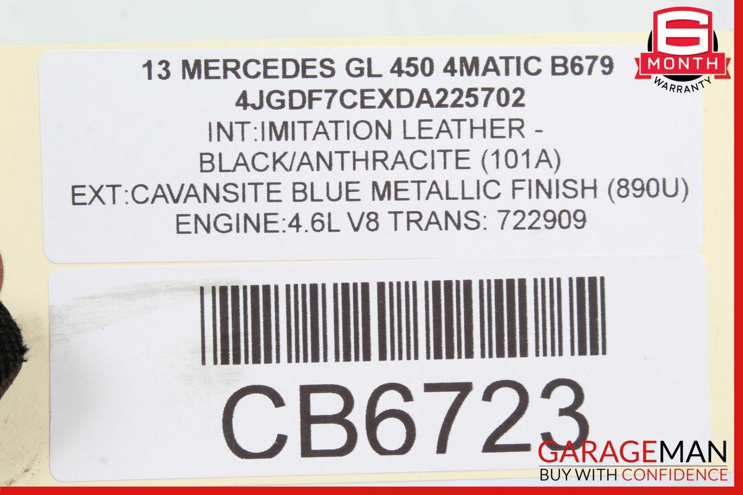 12-18 Mercedes E550 GL450 Front Right / Left Engine Timing Chain Cover Plate