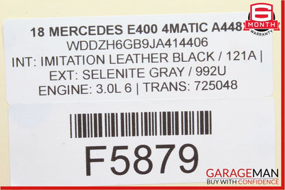 16-18 Mercedes W213 E400 Right Side Dash Instrument Panel AC A/C Switch Assembly