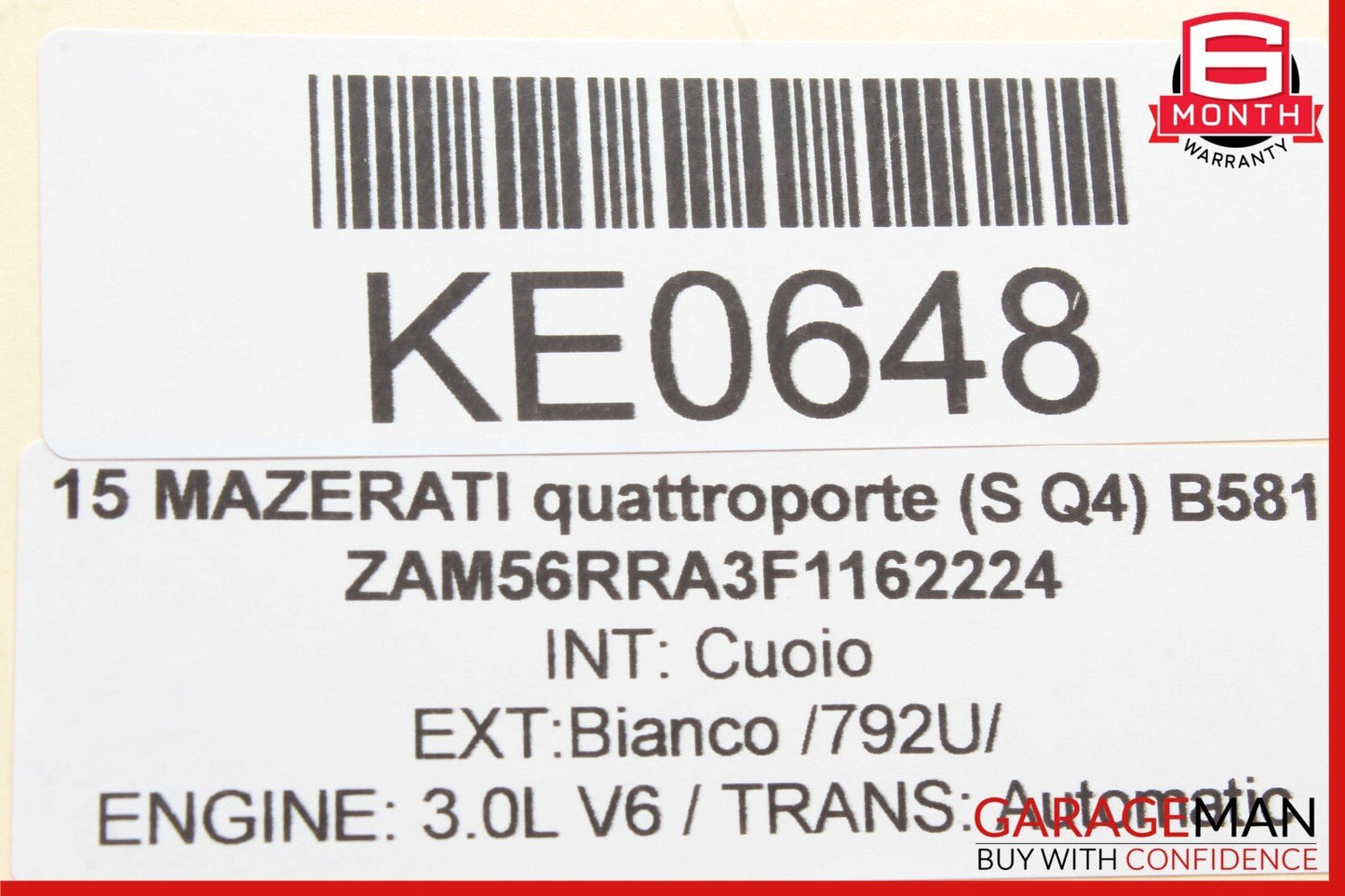13-16 Maserati Quattroporte Park Parking Assist Sensor PDC Control Module Unit