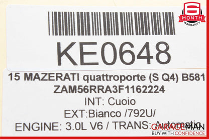 13-16 Maserati Quattroporte Park Parking Assist Sensor PDC Control Module Unit