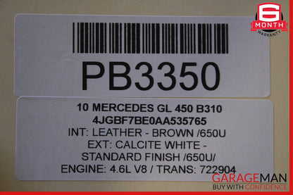 Mercedes X164 GL450 ML550 722.9 7G AWD Automatic Transmission 722.904 OEM 208k