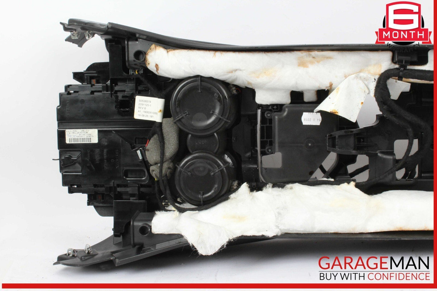 17-19 Alfa Romeo Giulia Center Console Base Frame Body Bracket w/ Cup Holder OEM