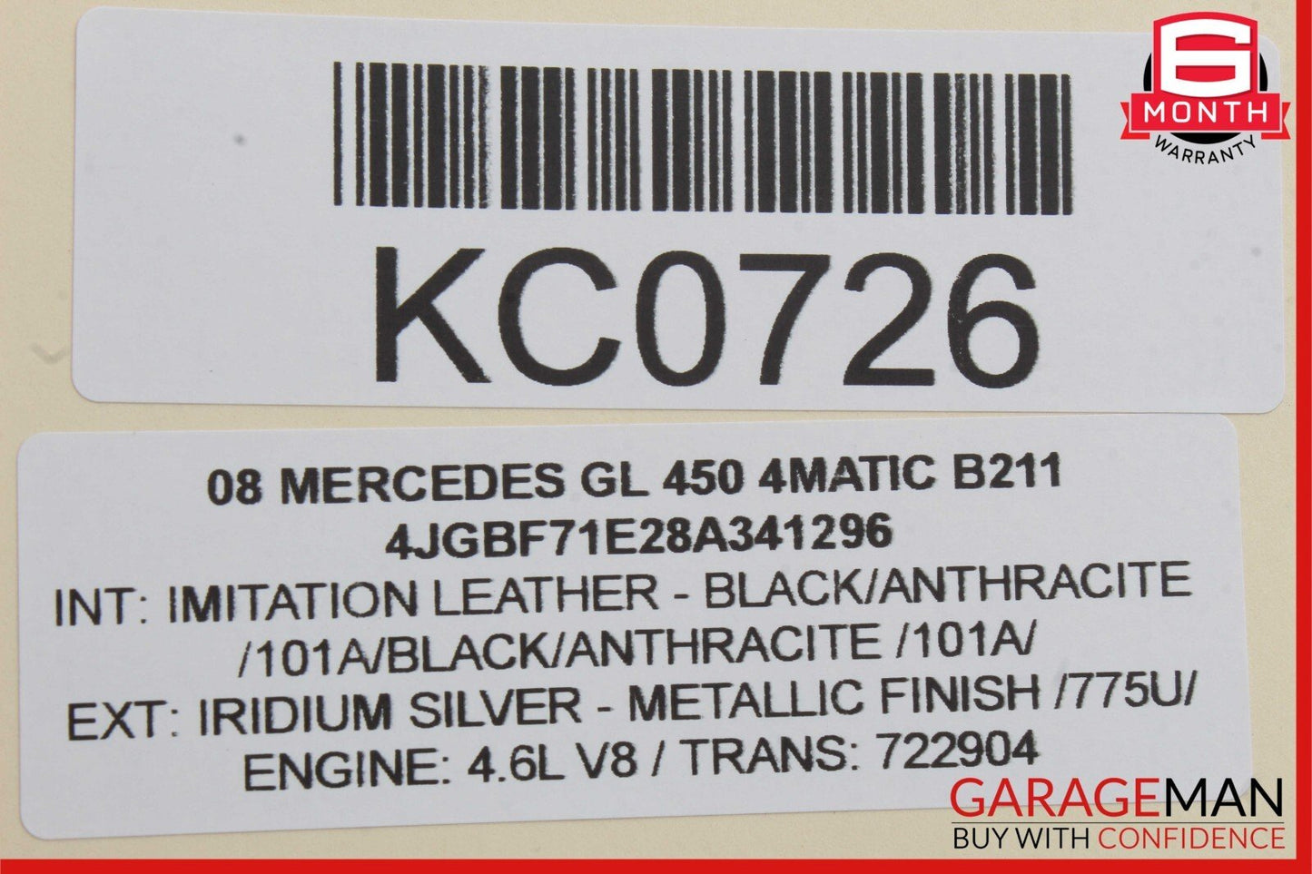 07-12 Mercedes GL320 GL450 Rear Harman Kardon Subwoofer Sub Woofer Audio Speaker