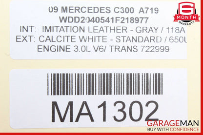 08-14 Mercedes W204 C300 C350 C63 AMG Front Left Side Door Control Module Unit