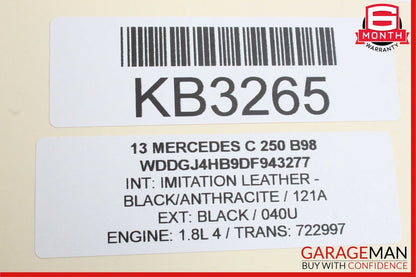 12-14 Mercedes W204 C250 Coupe Front Right Door Panel Tweeter Speaker Cover OEM