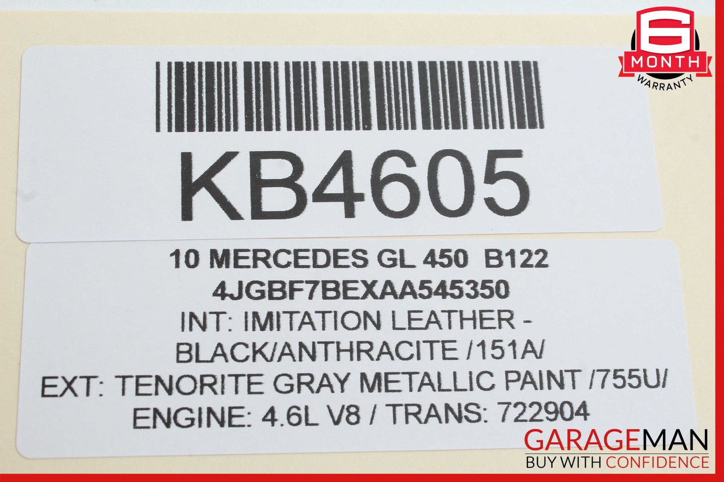 06-13 Mercedes X164 GL450 ML350 Front Left Driver Side Door Control Module OEM