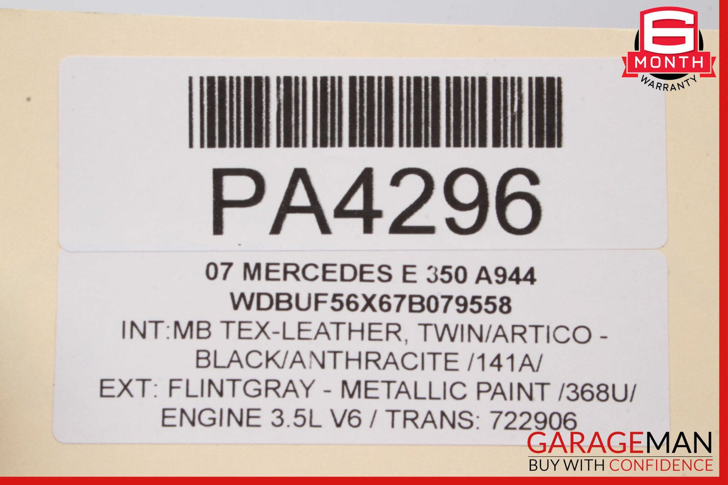06-09 Mercede W211 E350 Engine Water Cooling Radiator OEM