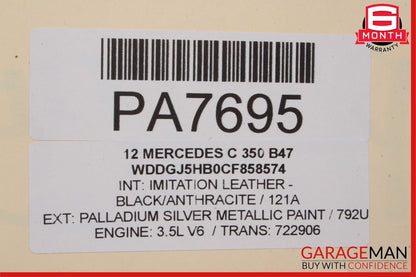 10-13 Mercedes C350 E350 RWD Rear Drive Prop Propeller Shaft Driveshaft Assembly