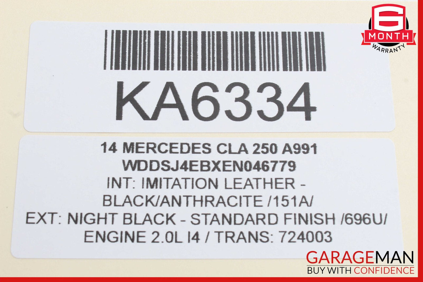 14-18 Mercedes W117 CLA250 Center Console Cup Holder 1766801610 OEM