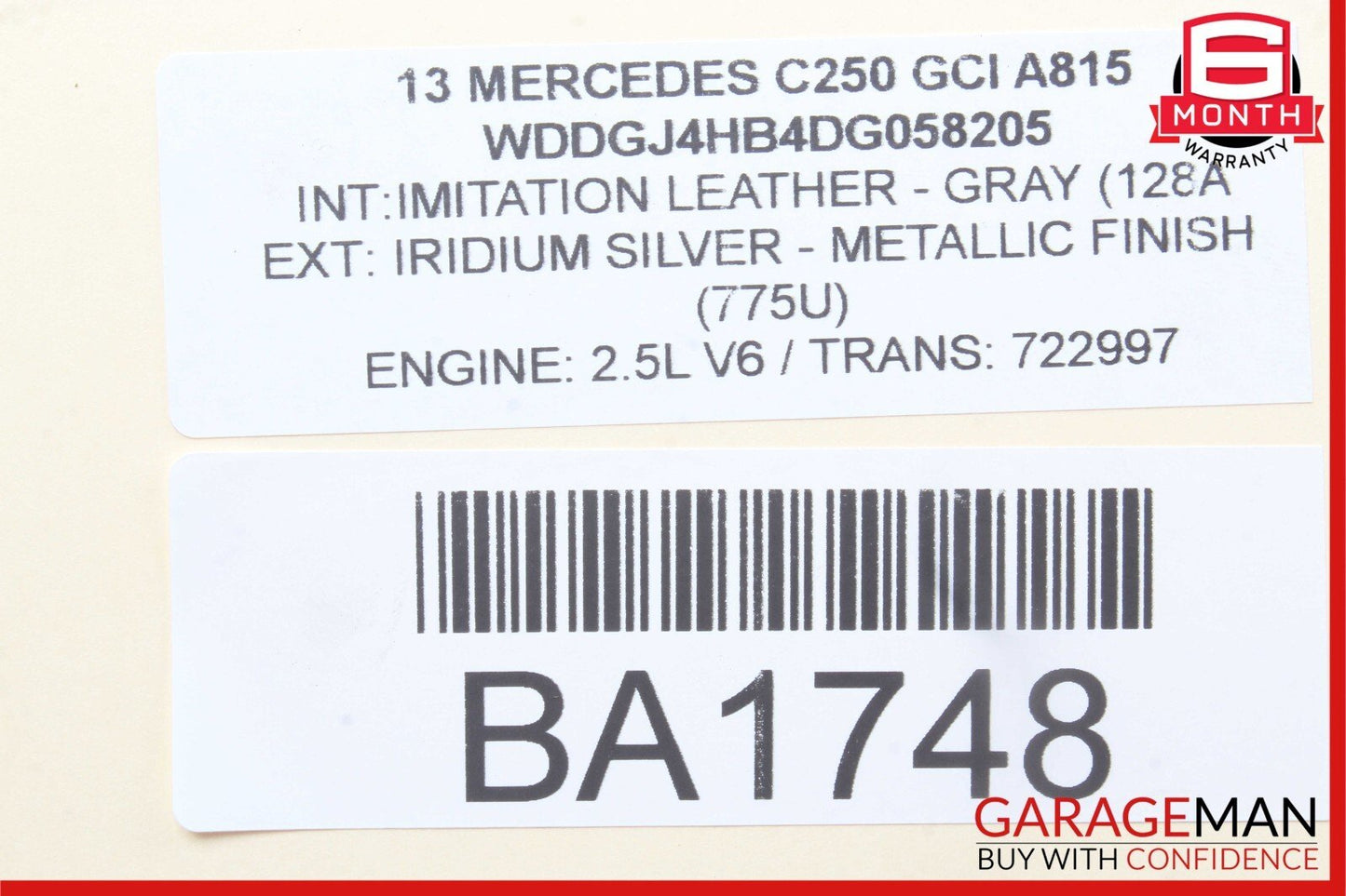 12-15 Mercedes W204 C250 1.8L Power Steering Shaft 2044620078