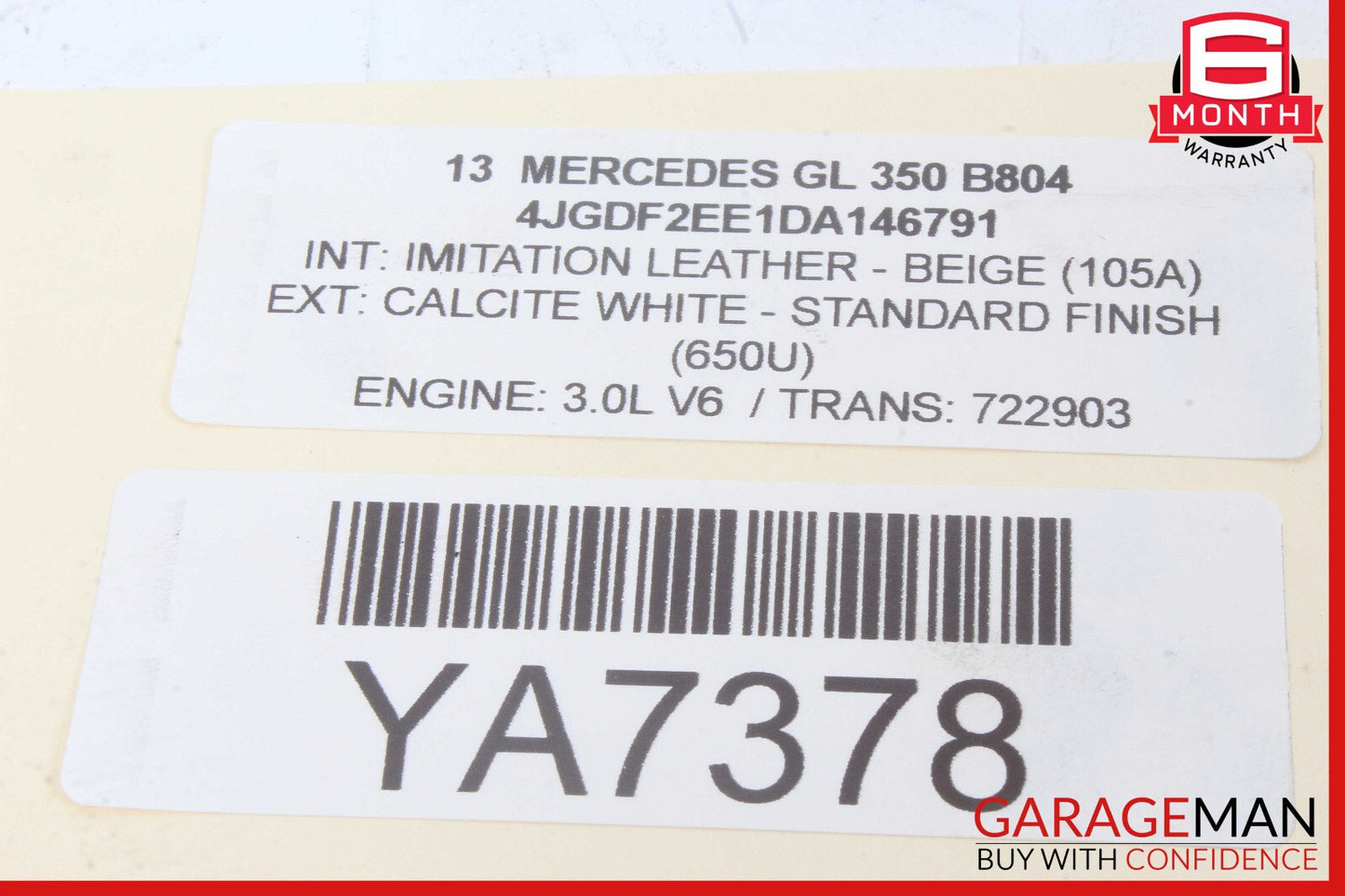 13-16 Mercedes X166 GL450 GL550 Rear Left / Right Drive Axle CV Shaft Driveshaft