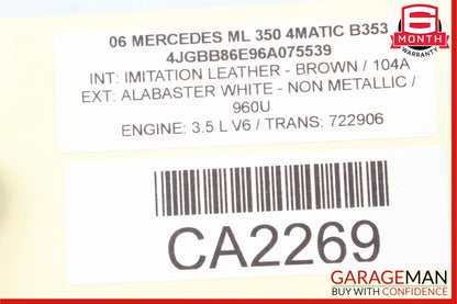 06-08 Mercedes W164 ML350 ML320 Front Left Driver Side Door Rear View Mirror OEM