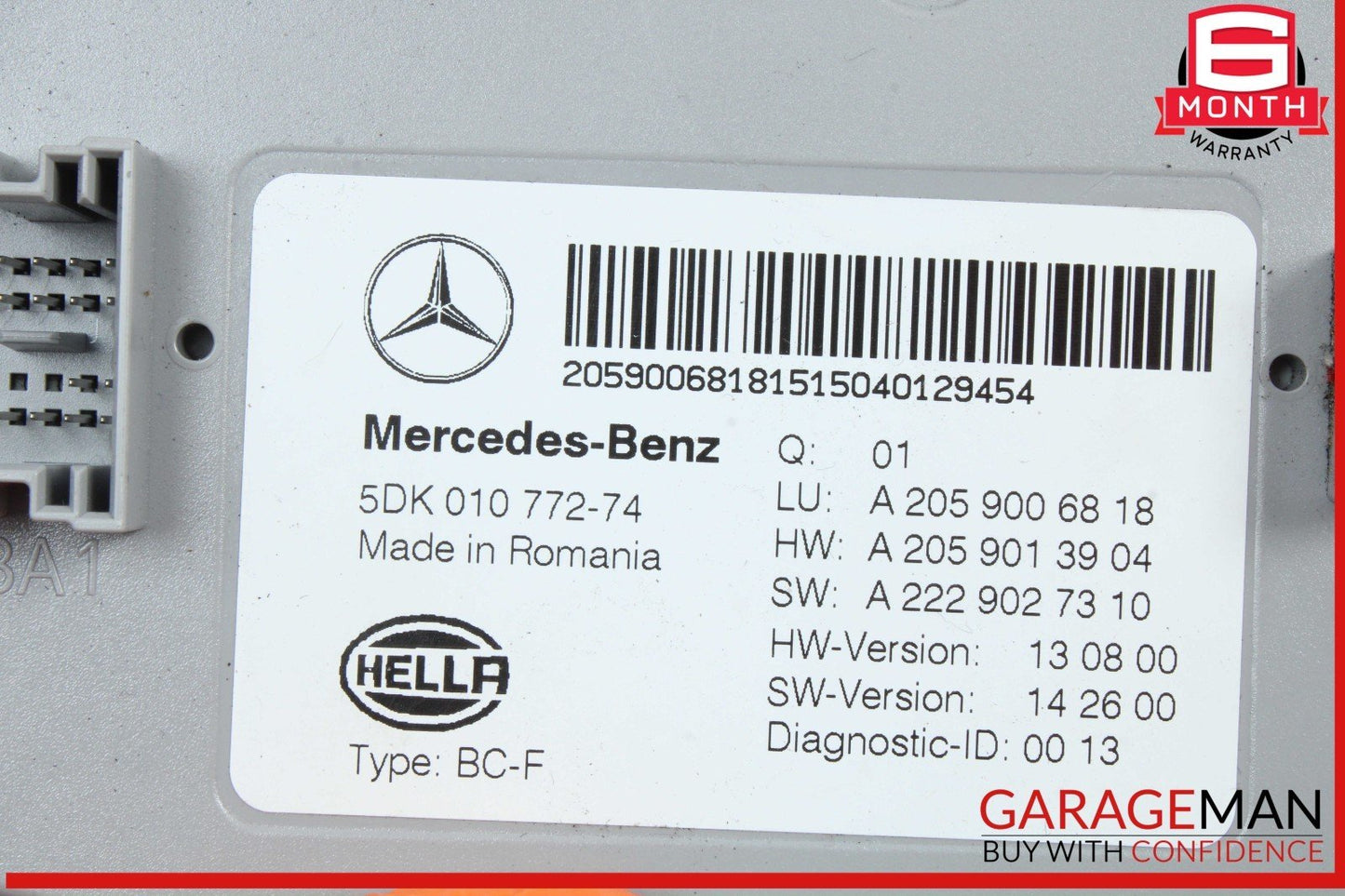 15-18 Mercedes W205 C300 4MATIC Dashboard Sam Signal Acquisition Module Unit OEM