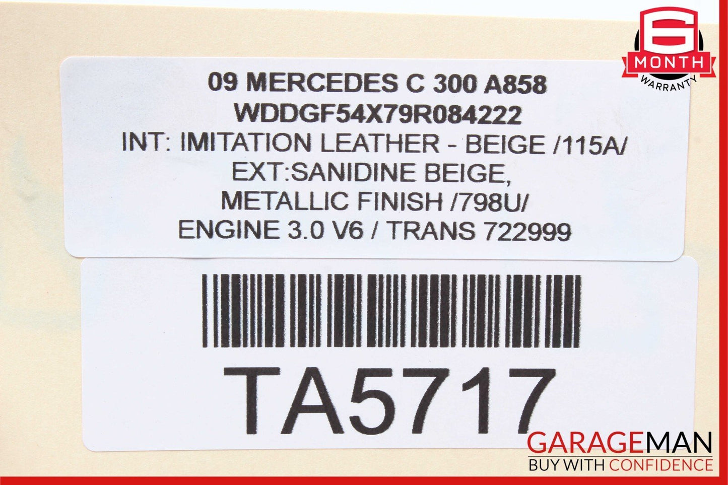 08-16 Mercedes W204 C300 E350 Front Right Lower Control Arm 2043306811 OEM