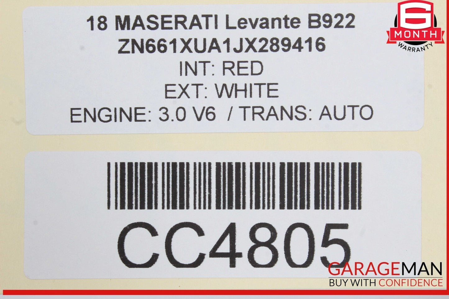 17-20 Maserati Levante M161 Interior Door Panel Front Right Side OEM