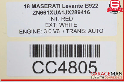 17-20 Maserati Levante M161 Interior Door Panel Front Right Side OEM