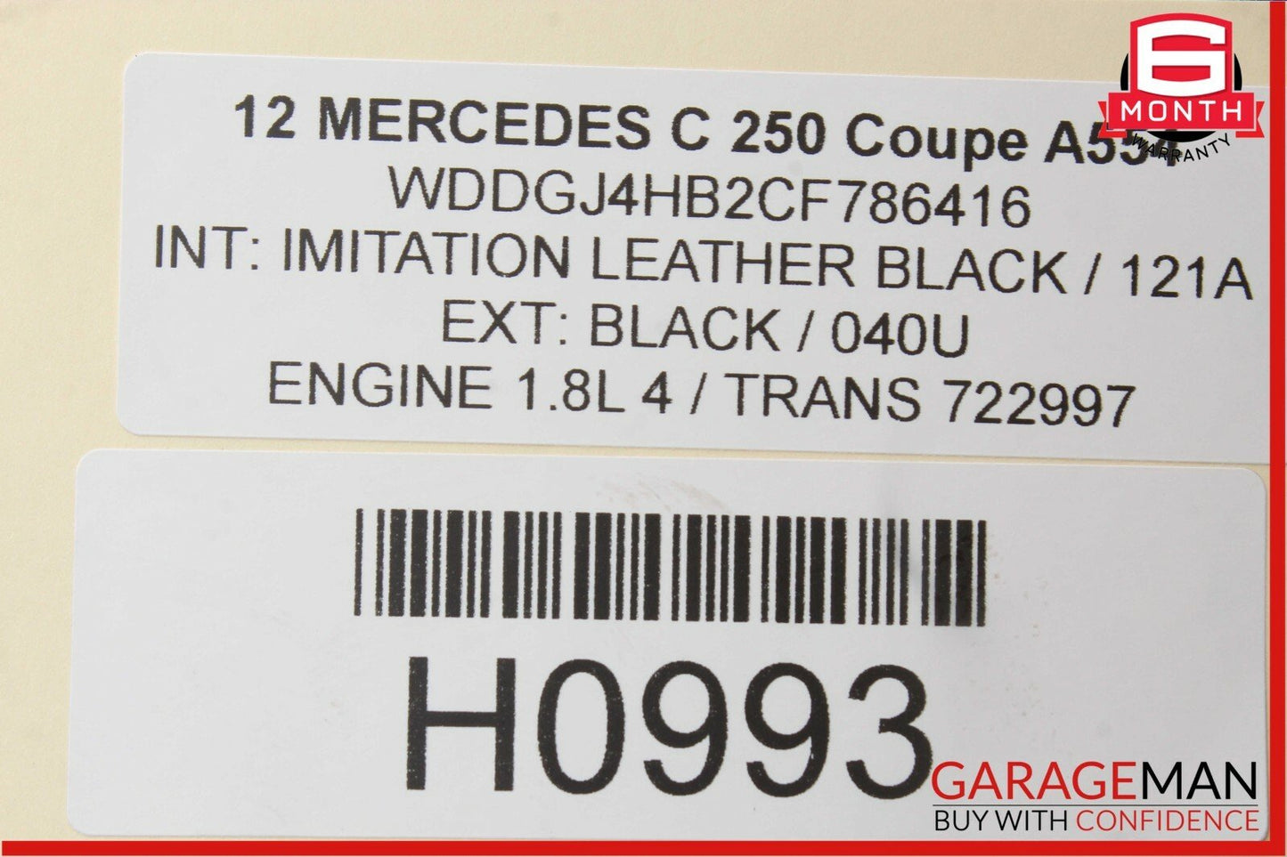 12-14 Mercedes W204 C250 GLK350 ABS Anti Lock Brake Pump Control Module