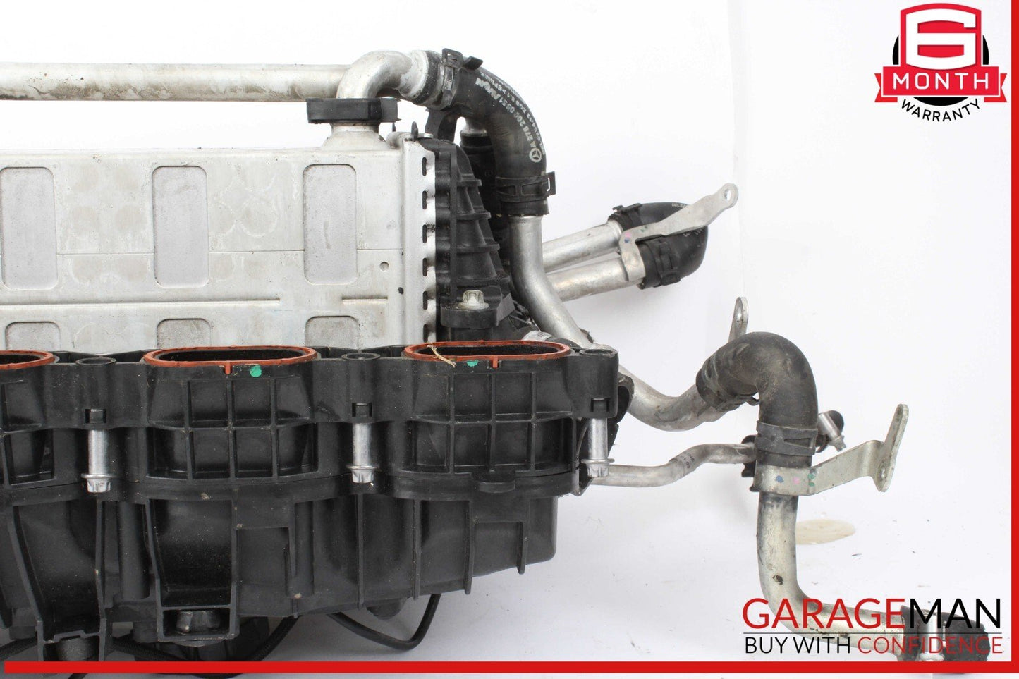 Mercedes X166 GL450 Air Intake Manifold Distributor Engine Intercooler Assembly