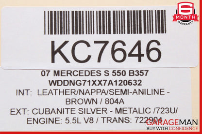 07-13 Mercedes W221 S550 S400 Rear Right or Left Side Door Control Module OEM
