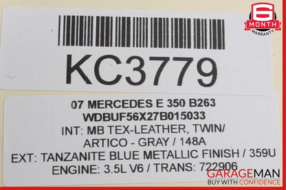 08-16 Mercedes W212 E350 C300 GLK350 Rear Left Side Door Lock Latch Actuator OEM