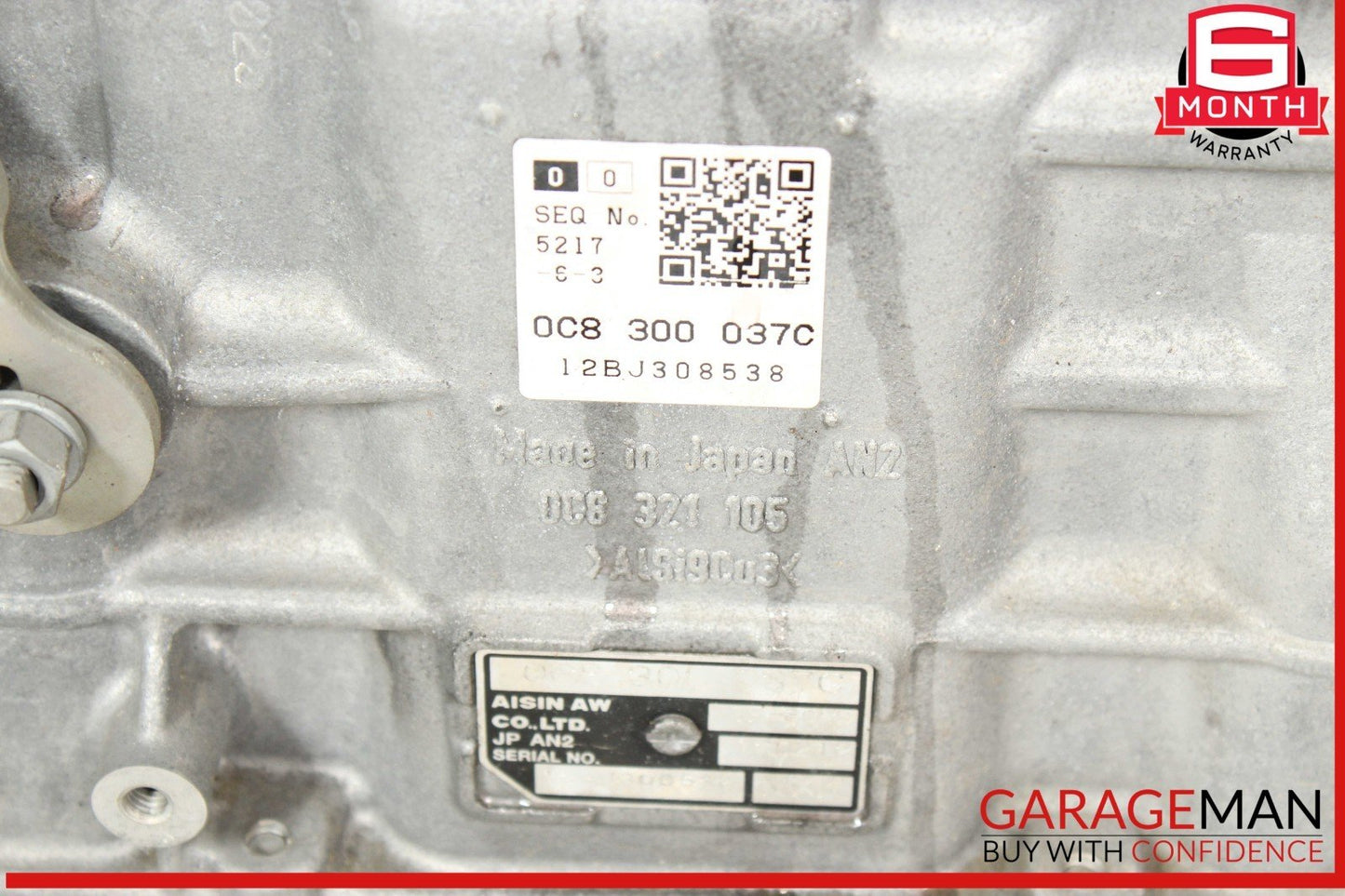 11-18 Porsche Cayenne 958 3.6L Automatic Transmission Gearbox AWD OEM 176k