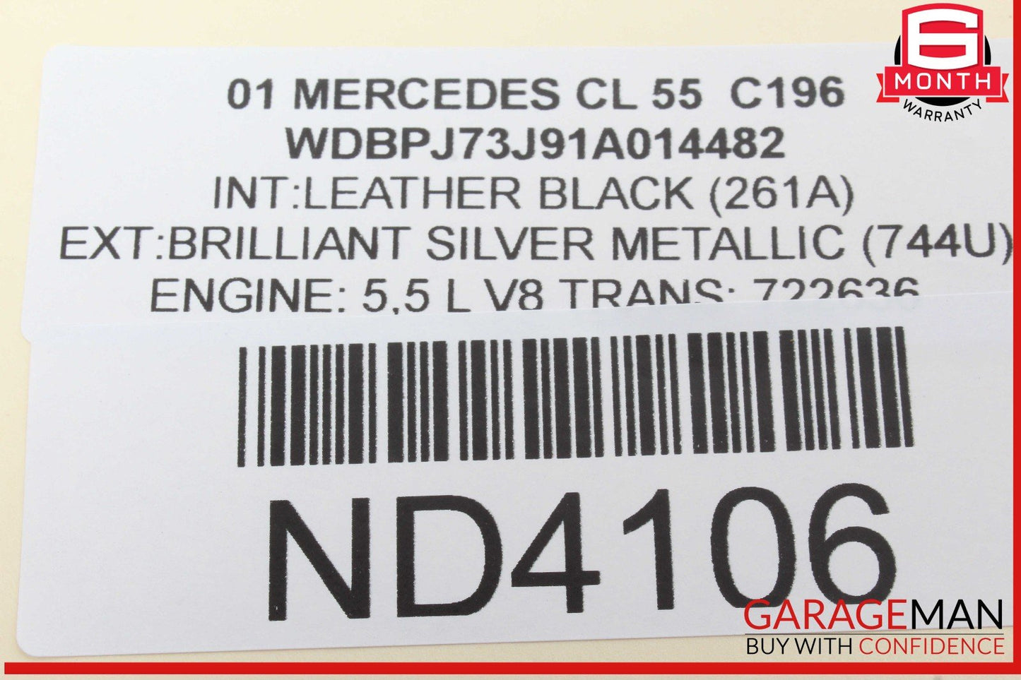 00-06 Mercedes W215 CL55 AMG ABC Active Body Control Module Unit OEM