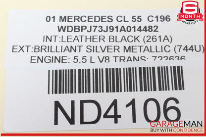 00-06 Mercedes W215 CL55 AMG ABC Active Body Control Module Unit OEM