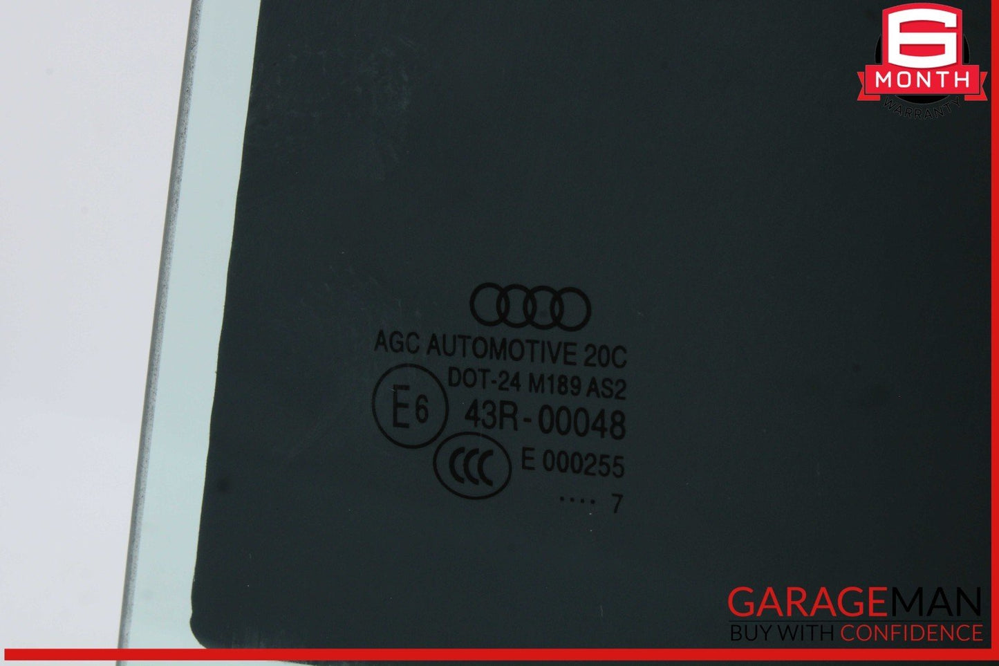15-20 Audi A3 S3 Rear Left Driver Side Door Window Glass 8V5845205 OEM