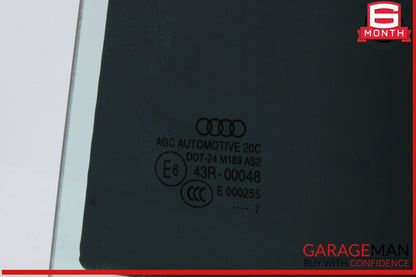 15-20 Audi A3 S3 Rear Left Driver Side Door Window Glass 8V5845205 OEM