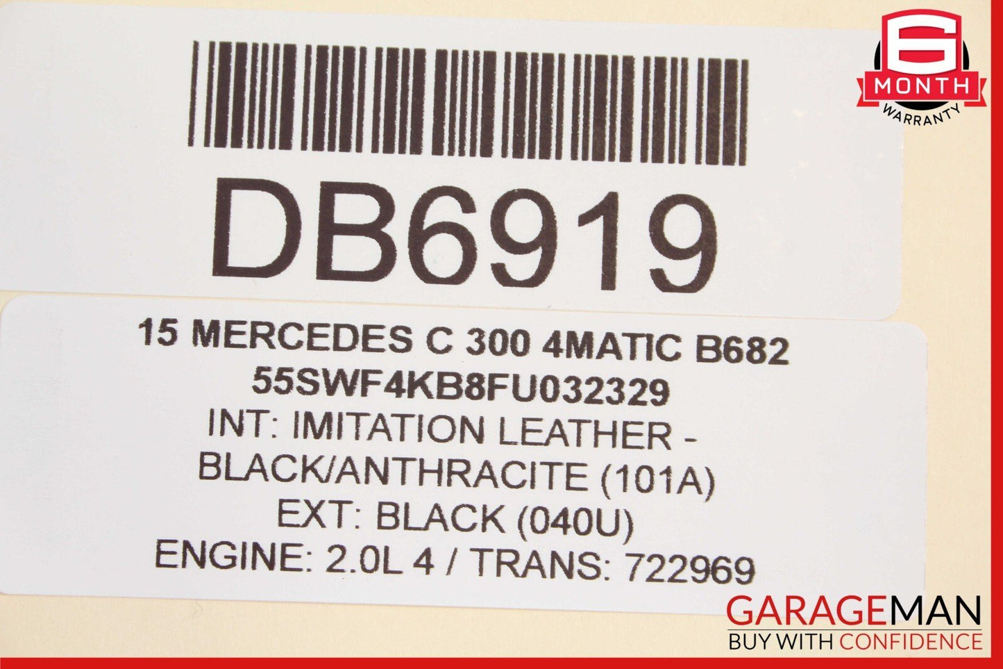 15-18 Mercedes W205 C300 C350e C400 Front Right Side Interior Door Panel Assy