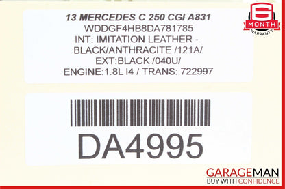 08-20 Mercedes C250 SLK350 SL550 Front Left Side Door Lock Latch Actuator OEM