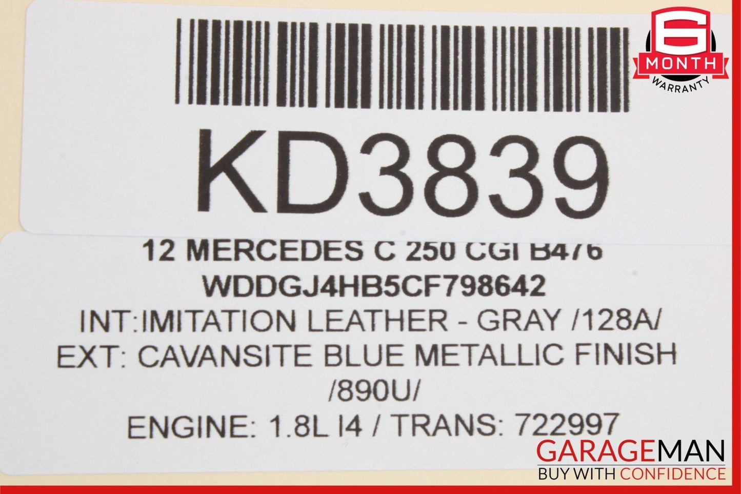 12-14 Mercedes W204 C250 C63 AMG Coupe Front Right Seat Belt Retractor Black OEM