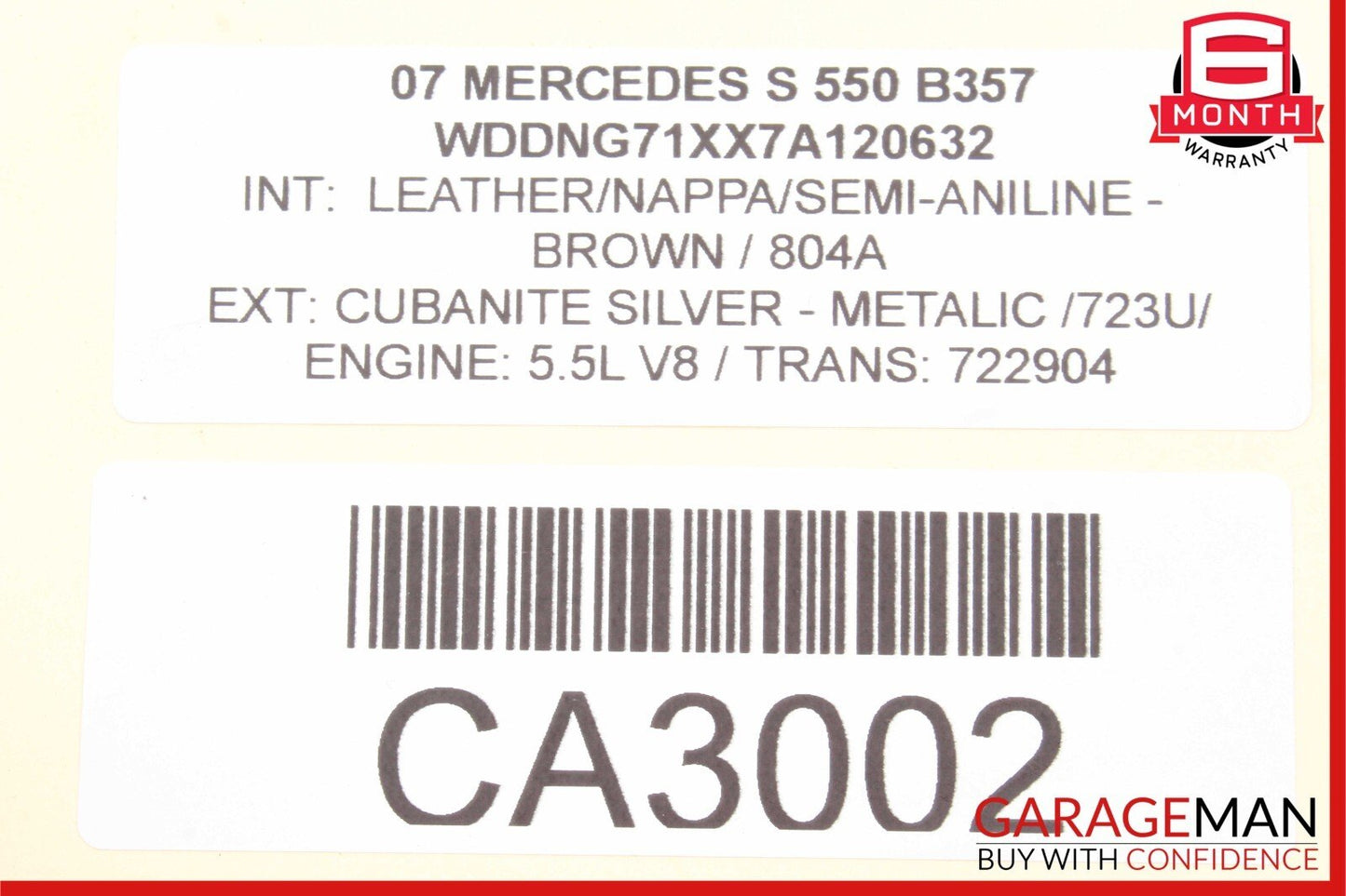 07-13 Mercedes W221 S550 Front Left Upper Control Arm w/ Height Level Sensor