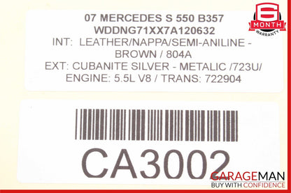 07-13 Mercedes W221 S550 Front Left Upper Control Arm w/ Height Level Sensor