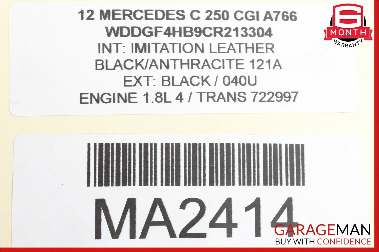 08-17 Mercedes SLK250 E350 C250 Front Right Side RWD Spindle Knuckle Hub Bearing