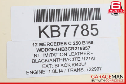 08-14 Mercedes W204 C250 Front Right Side Door Panel Tweeter Speaker Cover OEM
