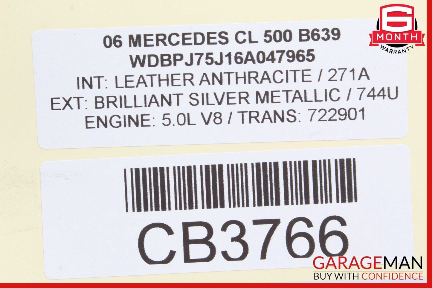 07-13 Mercedes W221 S550 CL600 Rear Left Driver Side Lower Thrust Control Arm