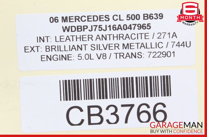 07-13 Mercedes W221 S550 CL600 Rear Left Driver Side Lower Thrust Control Arm