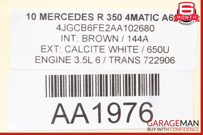 06-10 Mercedes W251 R350 R500 Center Dashboard Hazard ESP Control Switch OEM