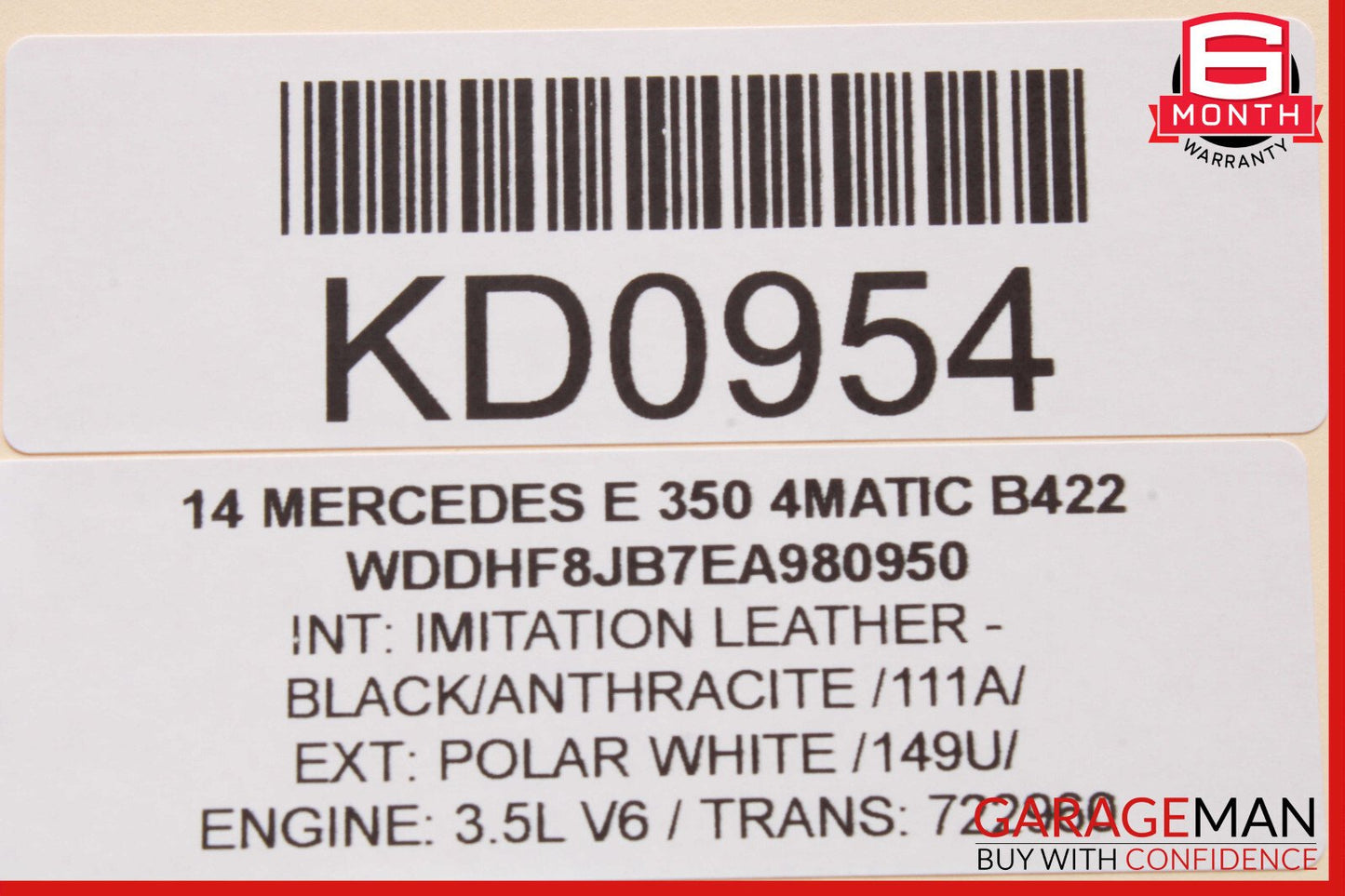 14-20 Mercedes W212 E350 CLS550 E550 Active Lane Assist Front Camera OEM