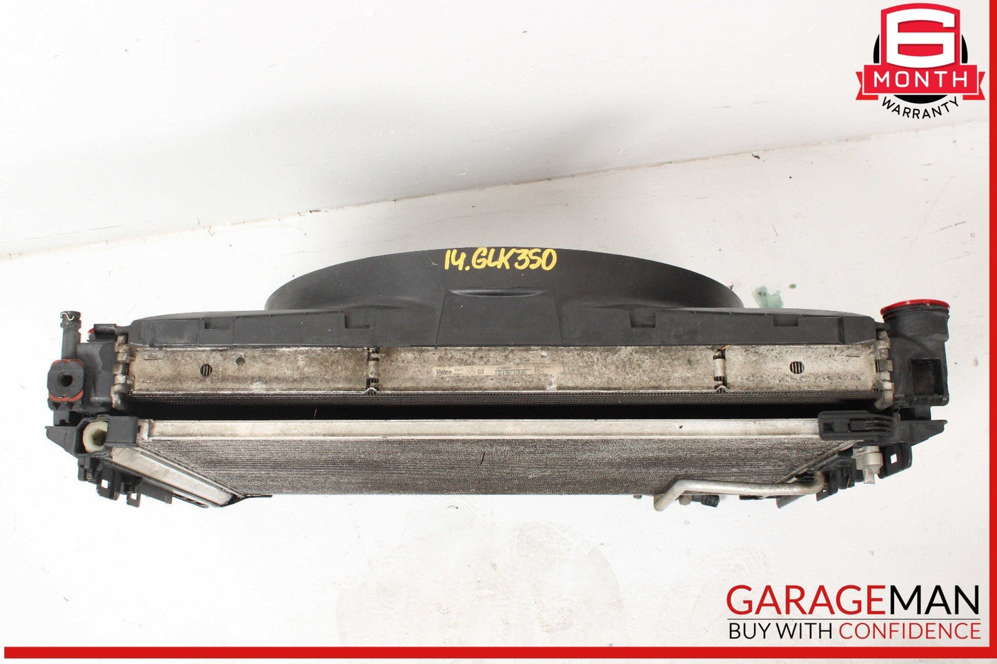 12-15 Mercedes X204 GLK350 Engine Radiator Condenser Cooling Fan Motor Assy