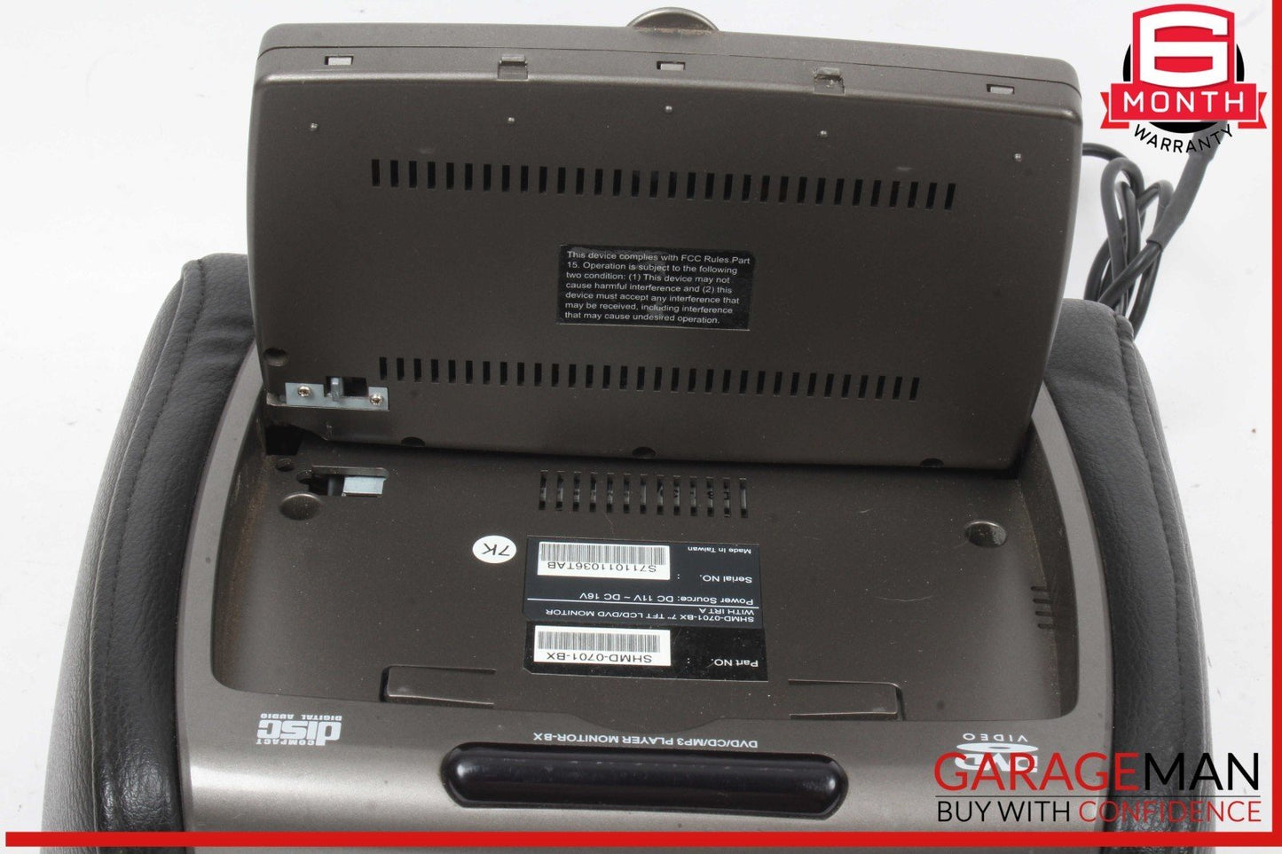 08 Mercedes X164 GL550 Front Right Side Headrest Monitor SHMD-0701-BX DVD Player