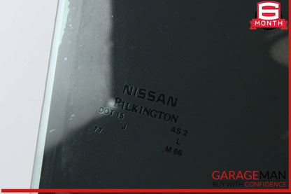 13-24 Nissan Leaf Rear Right Passenger Side Door Window Glass 823003NF1A OEM