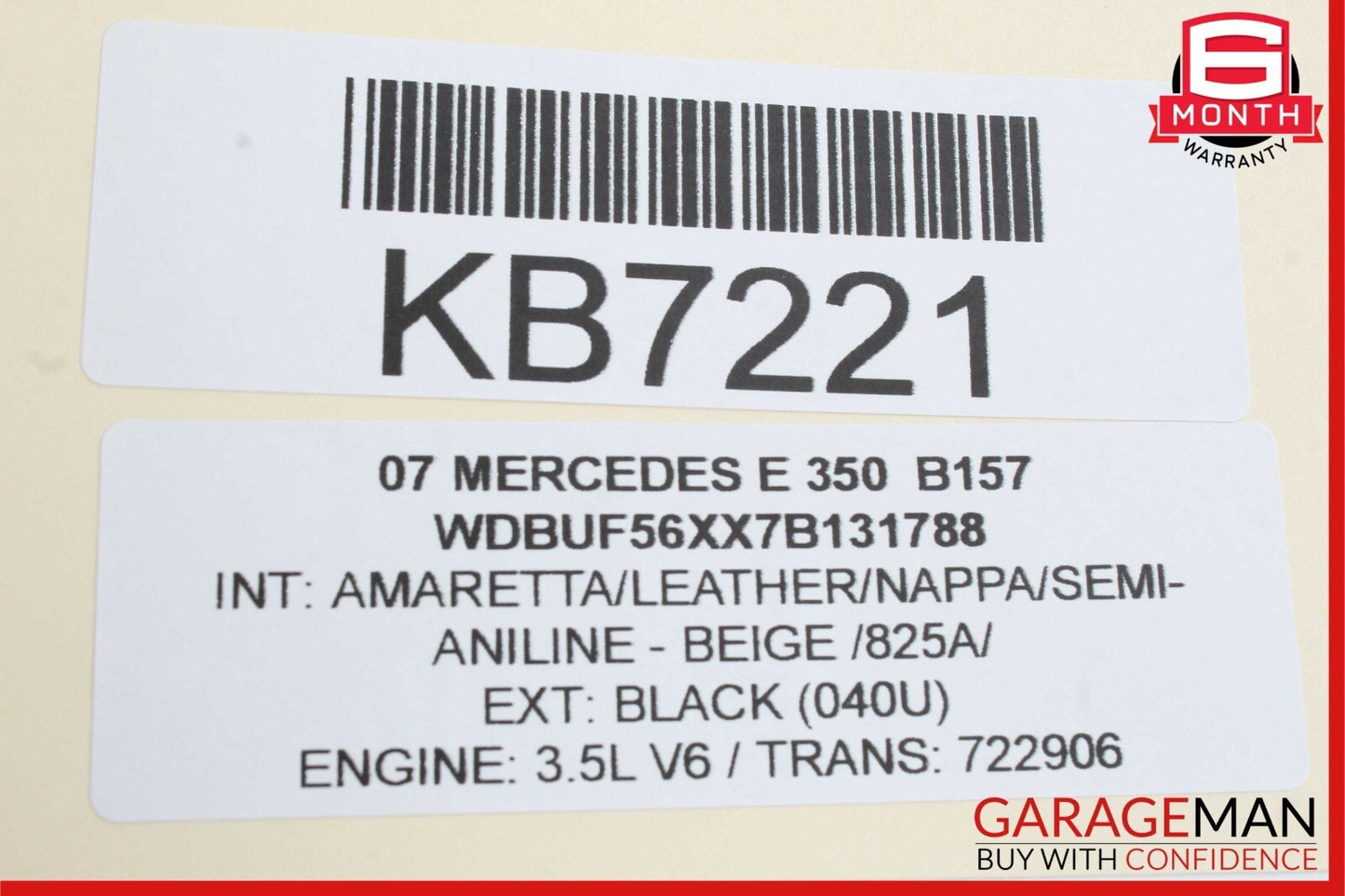 03-09 Mercedes W211 E320 E350 E63 AMG Rear Left Side Door Controller Module Unit