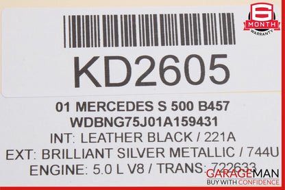 00-08 Mercedes W220 S500 S600 Rear Bumper Parking Sensor Wire Harness PDC OEM