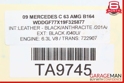 08-14 MERCEDES W204 C63 AMG REAR RIGHT & LEFT SIDE BRAKE ROTOR DISC SET OEM
