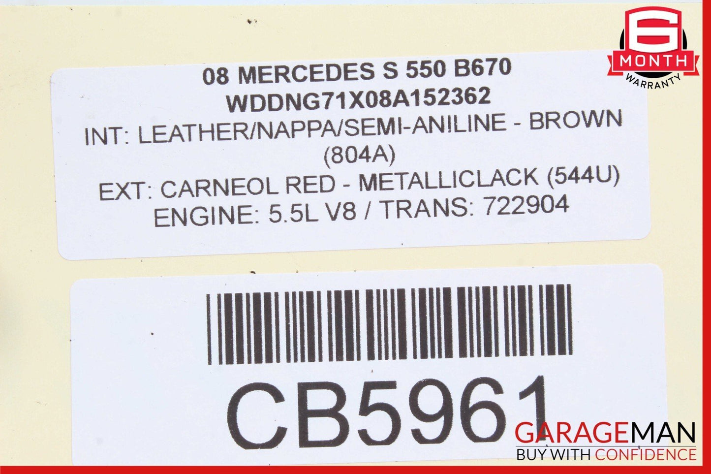 07-14 Mercedes W221 S550 CL65 AMG Front Left ABC Hydraulic Suspension Shock Line